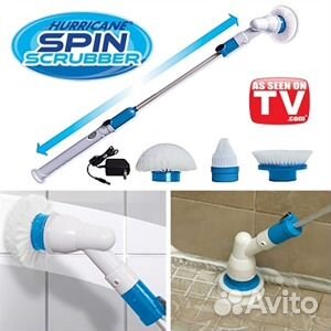 Новая Беспроводная щетка для уборки Spin Scrubber