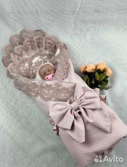 Конверт на выписку летний для девочки