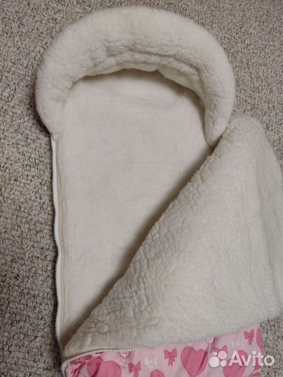 Конверт на выписку для девочки зима