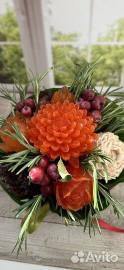 Необычный съедобный букет для мужчины