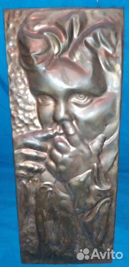 Картины. Ручная медная чеканка. СССР. Винтаж