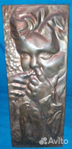 Картины. Ручная медная чеканка. СССР. Винтаж