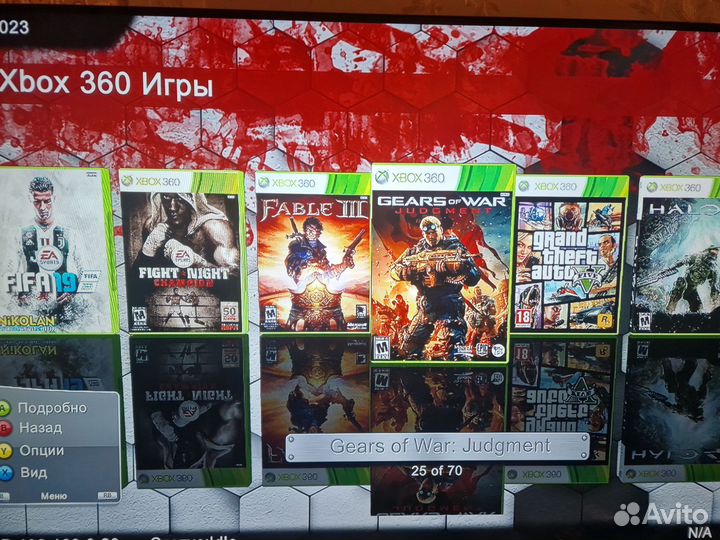 Xbox 360+кинект+2джостика+80игр