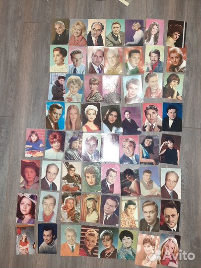 Открытки актеров 191 шт. (за все)