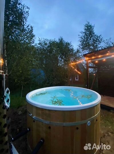 Банный чан купель с подогревом 