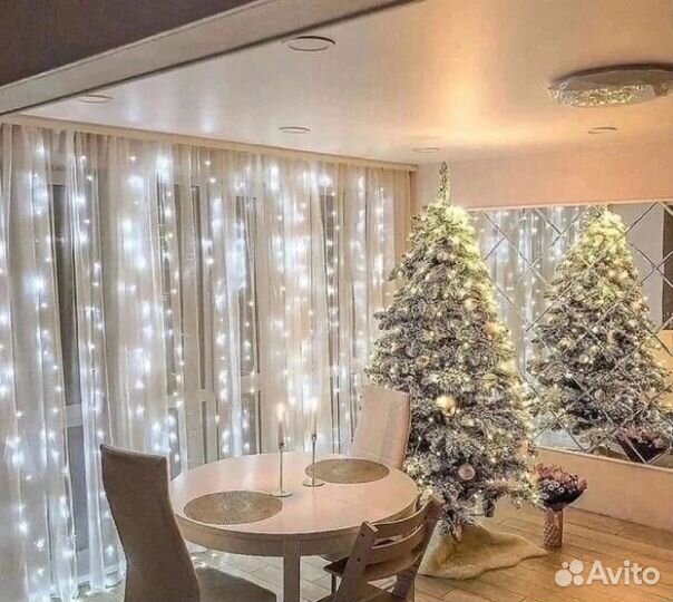 Гирлянда штора