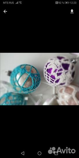 Новогодние игрушки ручной работы