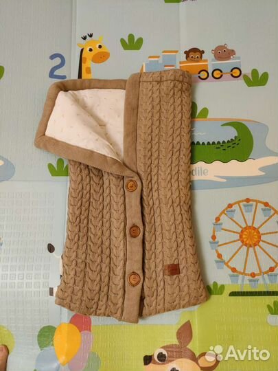 Теплый конверт - одеяло для коляски и автолюльки