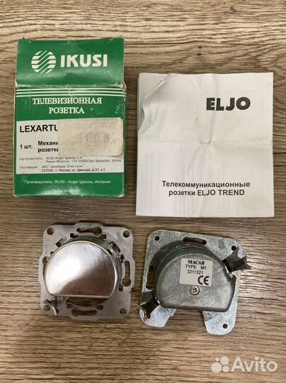 Выключатели, розетки, TV, розетки с USB