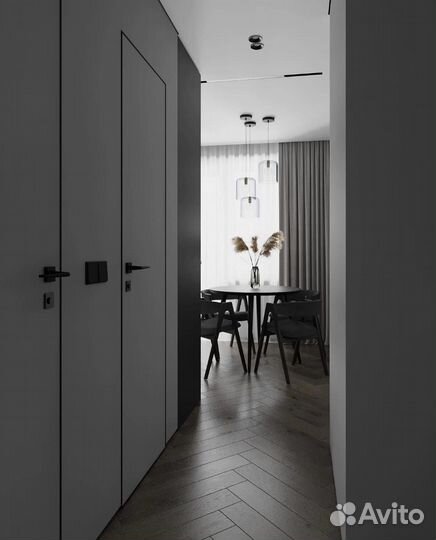 Скрытые двери полный комплект