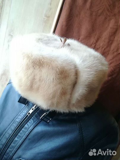 Шапка-ушанка, мех норки