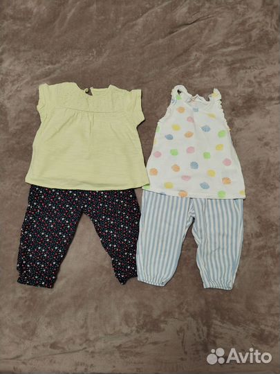 Вещи пакетом для девочки 80-86-92