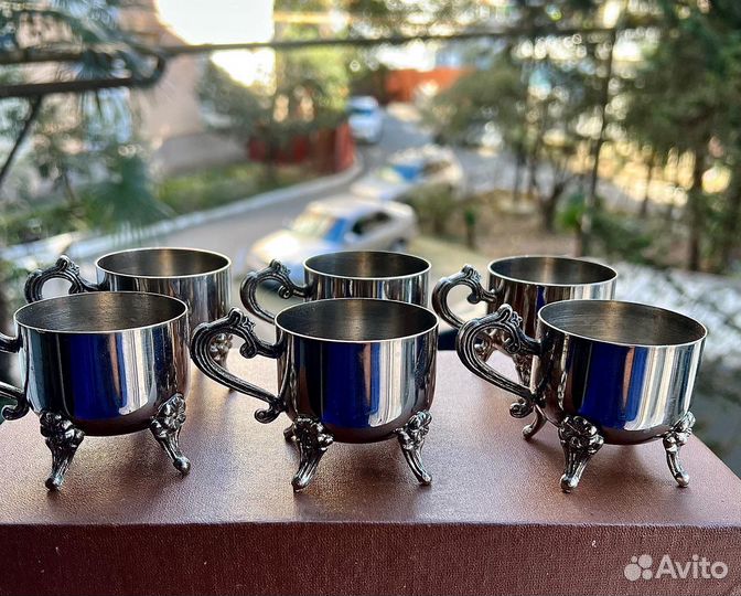 Новые мельхиоровые чашечки