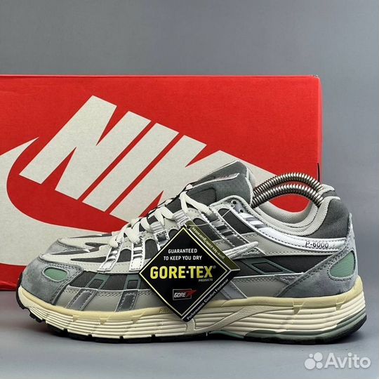 Nike P-6000 Metallic Silver Gore-Tex