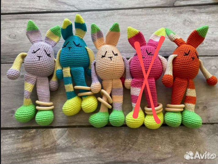 Грызунки зайки игрушки