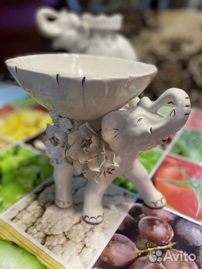 Слон конфетница слон копилка фигурки слоников