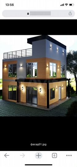 Дом 168 м² на участке 8 сот.