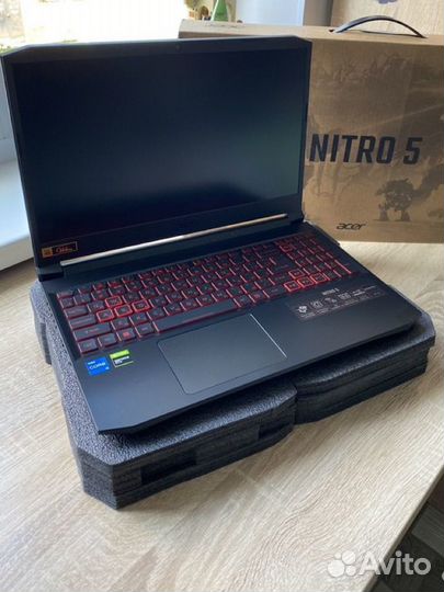 Ноутбук Acer nitro 5 i5-11400H/512GB/GTX1650