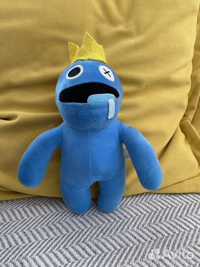 Синий мягкая игрушка