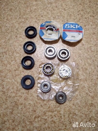 Подшипники и сальники