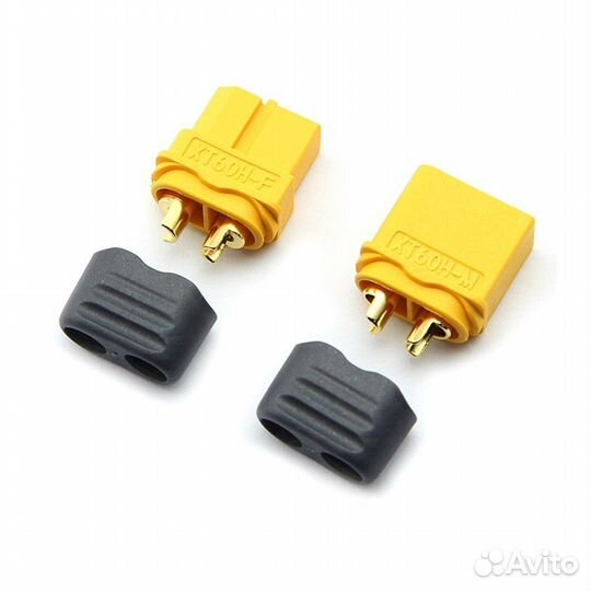 Силовые разъемы Amass XT60H (мама + папа)