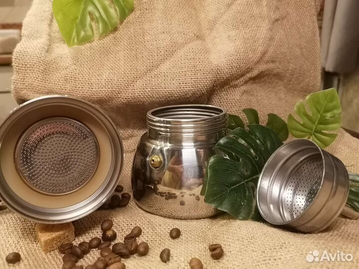 Индукционная Гейзерная кофеварка 300 мл