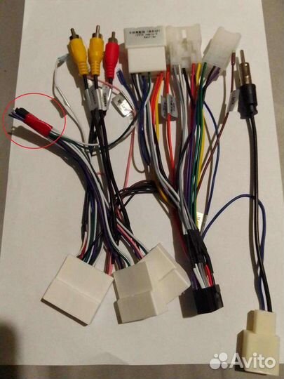 Разъёмы для магнитолы Тойота Камри