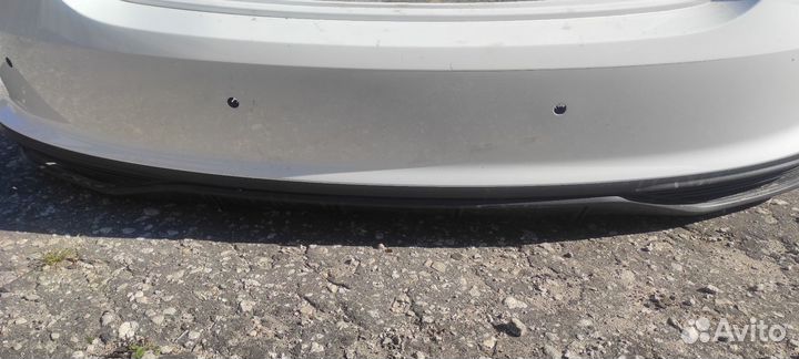 Бампер задний хёндай солярис 2 (рестайлинг)