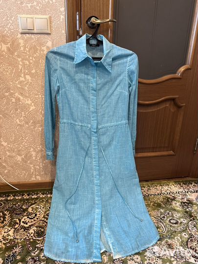 Платье рубашка 44