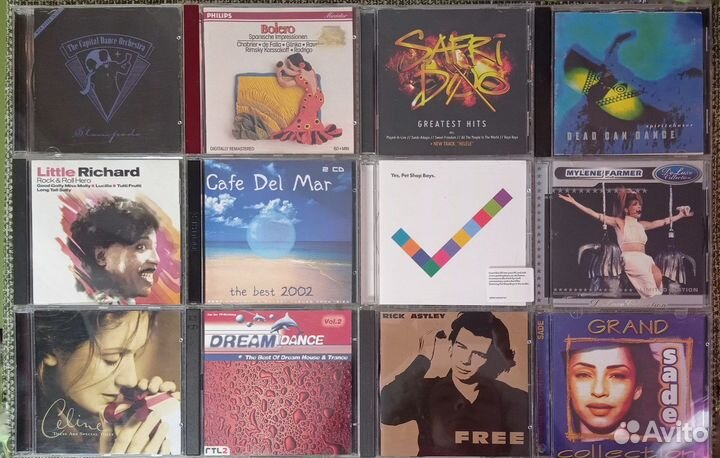 Музыкальные cd диски из Европы