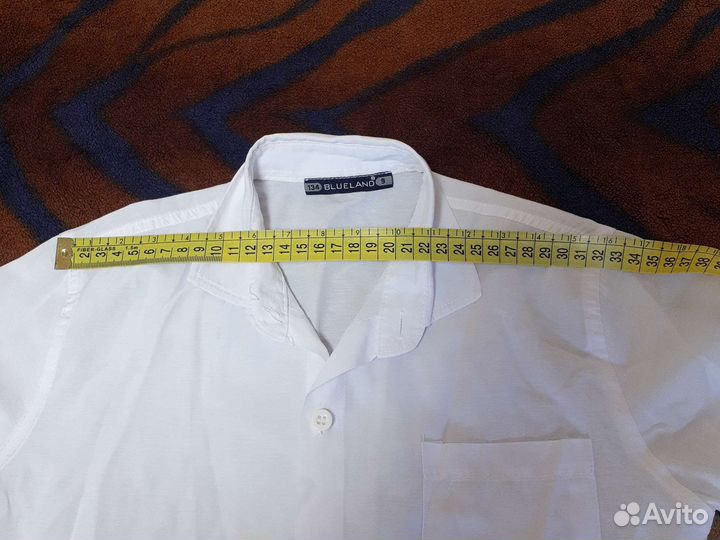 Белая рубашка на мальчика 9-10 лет