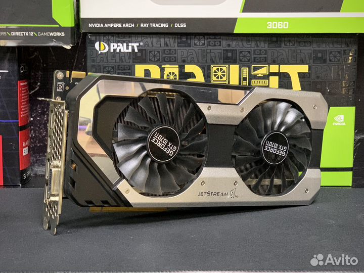 Видеокарта 1070 Ti Palit JetStream 8gb
