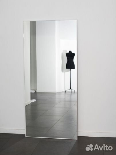 Зеркало в полный рост в алюминиевой раме