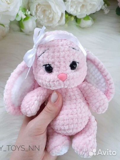 Плюшевый заяц на заказ