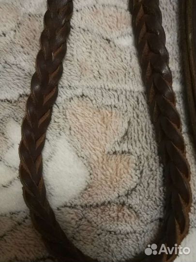 Кожаный поводок