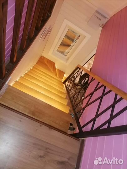 Лестница на металлокаркасе