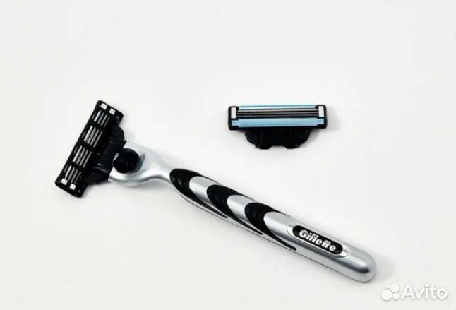 Gillette mach 3 станок + 2 кассеты. Автозавод