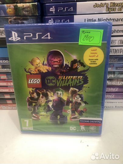 Lego Dc super villains ps4 диск