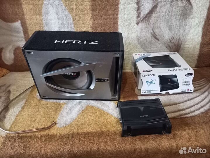 Сабвуфер и усилитель