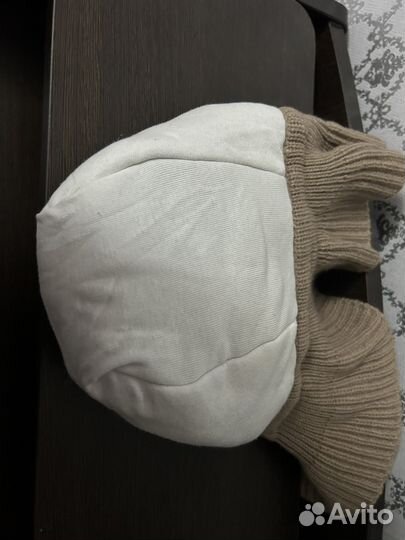 Теплая зимняя детская шапка