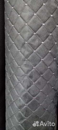 Чехлы Рено Дастер серая алькантара Франт+