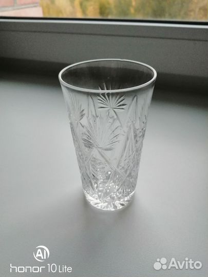 Стопки и и стаканы хрустальные