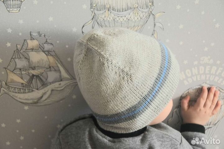 Шапка двусторонняя ручной работы