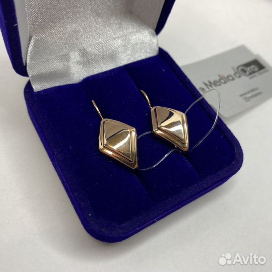Золотые серьги