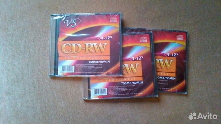 Компактдиски CD-RW 700 mb