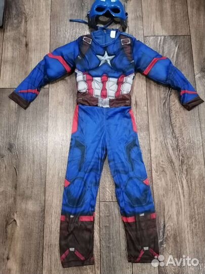 Продам костюм капитан америка размер 104-110