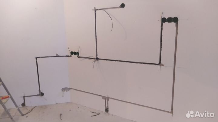 Электрика, штробление, перенос розеток