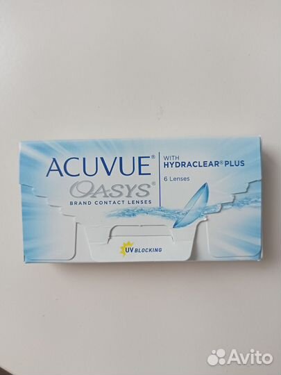 Линзы контактные acuvue oasys двухнедельные -3