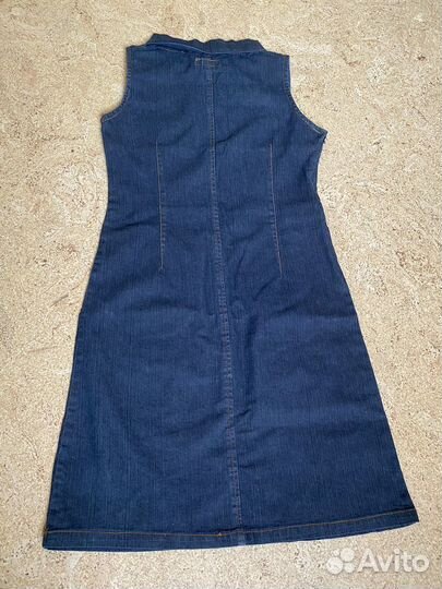 Джинсовое платье 46-48