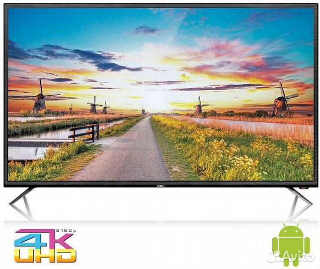 Телевизор BBK 55 ultra HD 4K 140см +Wi-Fi+ SmartTV